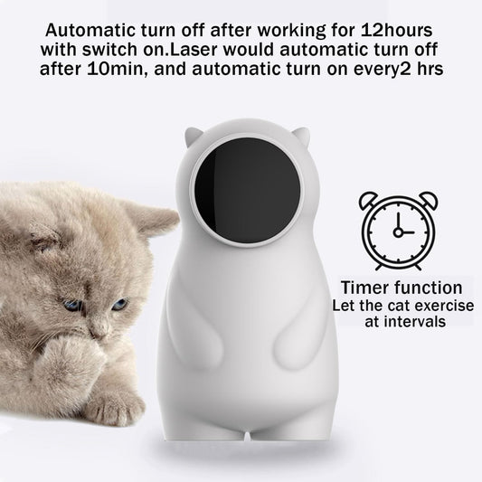 Juguetes Para Gatos, Luz LED Para Gatos Con Trayectoria Real Y Recargable, Activada Por Movimiento, Automática, Juguete Interactivo Para Gatos De Interior/Cachorros/Perros