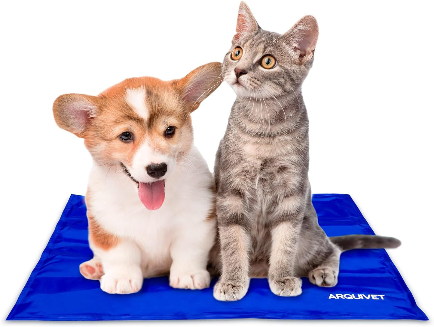 Arquivet - Alfombra Refrescante Para Perros Y Gatos 40X50, Alfombrar Pet Cooling Mat, Azul